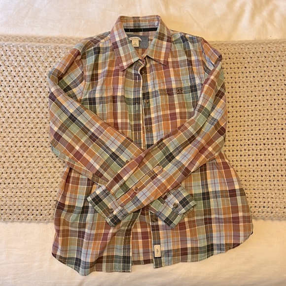 Women L.L. Bean Flannel - Picture 1 of 3
